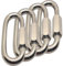 Quick Chain Link Repair Carabiner, Marine A4 Stainless Steel 316 Shackle (M5x50mm -4pcs)