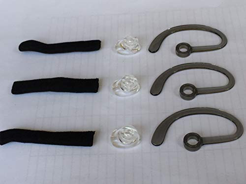 Wiki VALLEY CS540 Ear Tips|Replacement Cordless Headset Ear Fit Kit Earbuds Earloops EarHook Foam Spare Compatible with Plantronics CS540 WH500 W440 Savi W740-3X Small