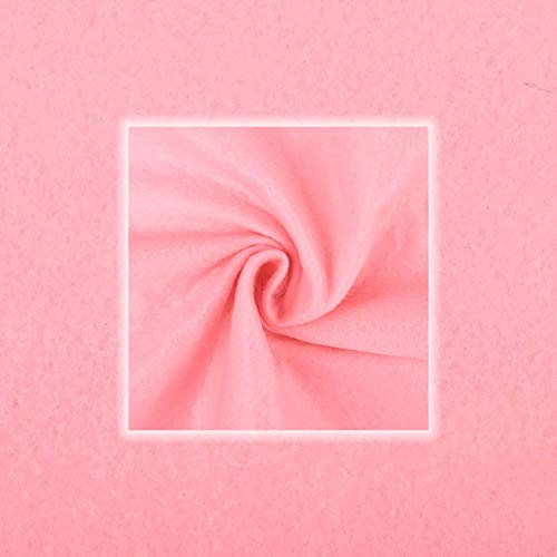 Bastelfilz PA-Bespannstoff aus Filz, Dekofilz 1m x 150 cm x 1,8 mm Filzstoff 13, Farben, Farbe:rosa