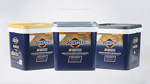Joint It Simple Pointing Mortar Dark Grey 20 KG. Easy To Use Wash In Polymer Paving Jointing Compound Excellent Durability Available in Three Colours WE ARE UNABLE TO SHIP THIS TO NORTHERN IRELAND