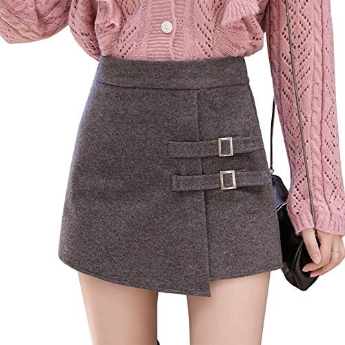 Schöner Kilt Rock Schwarzer Rock Mit Hoher Taille Kurze Röcke Damen Herbst Winter Koreanische Mode Miniröcke Damen Rock