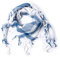 ROCK DADDY Estd 2000 ROCK HARD CLOTHING Halstuch Kopftuch Shemagh Palituch Taktischer Arabischer Arafat Schal Dreieckstuch Palästinenser PLO 100% Baumwolle (Blau/Weiß)