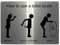 119 How to use a toilet brush Funny Metal Aluminium Plaque Sign House Office Pub (15x10cm, Brushed Silver)