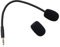 VGOL 3,5 mm Ersatz-Mikrofon, 19 cm, reduziert Geräuschentwicklung, abnehmbar, kompatibel mit SteelSeries Arctis 1 kabelgebundenes kabelloses Gaming-Headset, Schwarz mit Schaumstoffabdeckung