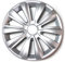 Set 4 Copricerchi 16 Pollici Borchie Argento Coprimozzo Modello DELTA