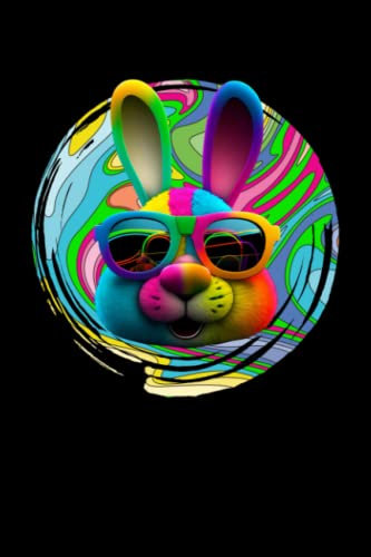 Notizbuch A5 kariert mit Softcover Design: Cooler Osterhase Frohe Ostern Bunny Osterfreunde: 120 karierte DIN A5 Seiten