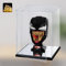 Naconmlet Acryl Vitrine/Schaukasten/Display Case/mit Spiegelboden und LED-Licht/Transparent Display Box für Lego Modellautos, Figuren, Sammlerstücke(20x20x25cm)