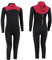 YDQUANI Kinder Neoprenanzug, 2 mm, Rot, Unisex, Surfen, Schwimmen, Tauchen, Schnorcheln, Kajakfahren