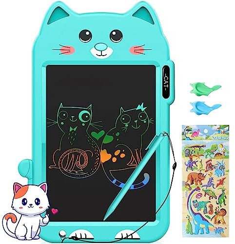 Mamaeco Schreibtafel Kinder - 8,8 Zoll Maltafel Zaubertafel Kinder Spielzeug Mädchen Jungen 3 4 5 6 7 8 Jahre LCD Maltafel Kinder Geburtstag Weihnachten Geschenk 3 4 5 6 7 8 Jahre alte Jungen Mädchen
