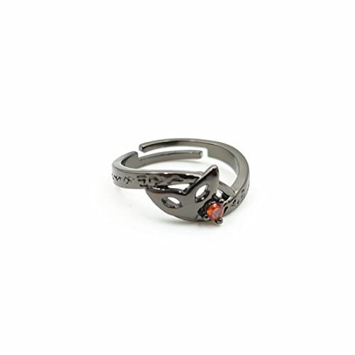 XJruixi Game Persona 5 Ring Unisex GoroAkechi Crow Joker Ren Amamiya Cosplay Adjustable Opening Couple Rings Jewelry Accessories Gifts