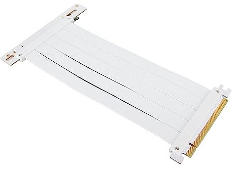 ASHATA Flexibles GPU-Riser-Kabel, PCIE 4.0 (Weiss)