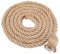 Vintage-Hanfseil-Pendelleuchtenkabel, Retro-Pendelleuchte. Vintage-Hanfseil-Pendelleuchtenkabel, Retro-Pendelleuchte mit E27-Sockel, Hängeleuchte für Kücheninsel, Wohnzimmer