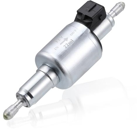 JIZZU Riscaldatore Universale per Auto, Pompa Diesel, Riscaldatore a Combustibile per Veicoli da 12V, Pompe Elettromagnetiche per Parcheggio, Riscaldatore a Impulsi, Riscaldatore ad Aria