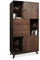 moebel-eins Jakarta Vitrine II, Material Massivholz, Kernbuche Tabak geölt