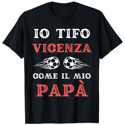 Vicenza Calcio Bambino Divertente Idea Regalo Tifoso Maglietta