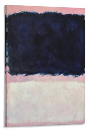 YOOSONG Poster mit abstraktem Expressionismus, Maler, Mark Rothko, ohne Titel, Leinwand-Kunstdrucke, Poster, Foto, Gemälde, Poster, Raumdekoration, 50 x 75 cm