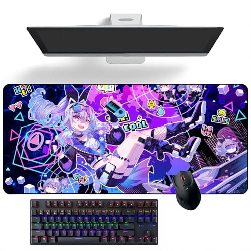 TTAHL Anime Mauspad Honkai: Star Rail Silver Wolf Anime Mauspads Schreibtischunterlage Tastaturmatte große Mauspads