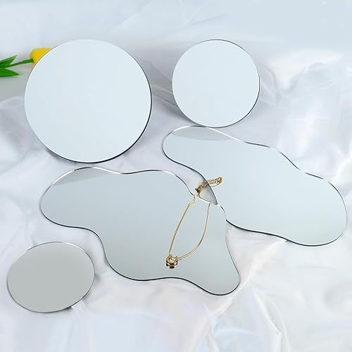 Acrylic Mirror Photography Props, Multiple Shapes, Display Board for Product Photography