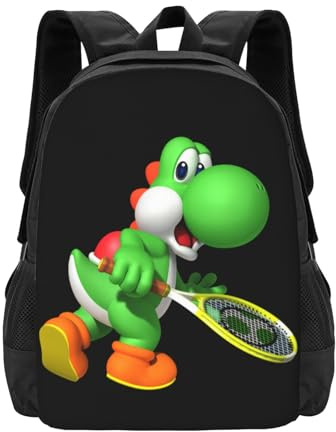 Yoshi Schulrucksack, Reiserucksack, Laptoptasche, Cartoon-Rucksack, lässiger Tagesrucksack für Männer und Frauen