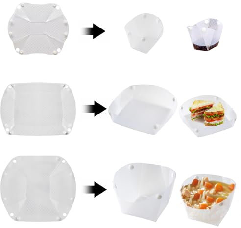 OULIGET Lot de 3 assiettes pliables pour camping, camping, famille, réunions en plastique de qualité alimentaire, pour camping, randonnée, pique-nique, réunions d'affaires.