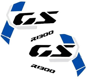SHQXD Adesivo Serbatoio Adesivi per Valigie per Motociclette Adesivi Protettivi Adesivi Decorativi per BMW R 1300 GS 2023 2024(Blue)