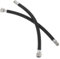 TOYANDONA 2pcs Pump Extension Tube Extended Bicycle Pump Bicycles Pump Hose Bike Pump Extender Extendable Cord Tire Inflator Pump Extender Tube Bicycle Air Pump Extension Hose Black