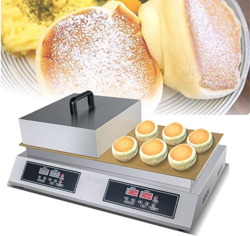 XSDAJSD Machine à souffler électrique, Machine à crêpes Japonaise avec Plaque chauffante en cuivre de 6 mm et contrôle de la température et du Temps, pour Restaurants, boulangeries et pâtisseries, B