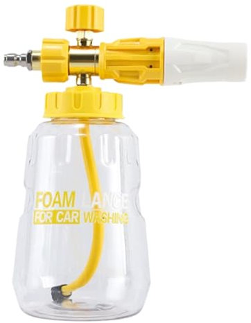 Pulverizador de Espuma para Coche,Pulverizador Manual De Jardín 1 Litro | Bomba De Espuma A Presión para Limpieza De Automóviles Y Hogar
