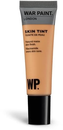 War Paint Skin Tint Matte Tinted Moisturiser with Niacinamide, T4 30ml | Lightweight Tinted Moisturiser for Men with Niacinamide, Hydrates Skin and Helps Even Out Skin Tone, Natural Matte Finish