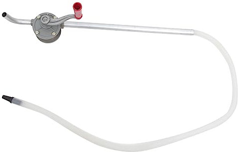 EXAOMBLE Pompe à Huile Manuelle Aluminium Rotative Accessoire Pratique pour Fûts et Réservoirs Dispense Rapide de Non Corrosifs pour Applications Domestiques Couleur Couleur Aléatoire