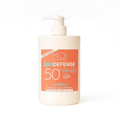 Sundefense Sonnenschutzcreme, LSF 50+, groß, 1000 ml, schnelle Absorption von Moi Skincare