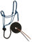 Weaver Leather Diamond Braid Rope Halfter und Leine, Schwarz/Hurricane Blue