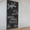 Wandkings Tafelfolie 100 x 100 cm, selbstklebend, schwarz