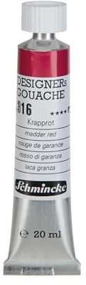 Schmincke Designers Gouache Krapprot, 20 ml-Tube, 25 316 007