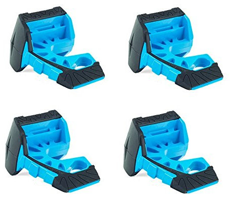Wedge-It The Ultimate Door Stop - Blue (4 Pack)