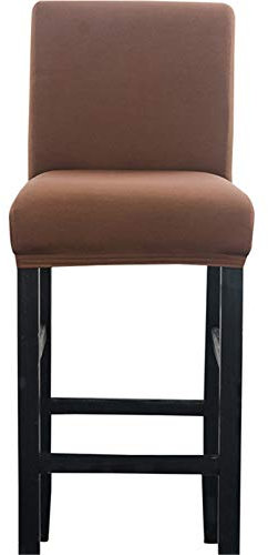 Zerci Barhocker Stuhlhusse, elastisch, für Zuhause, weich, Einheitsgröße (Nur Stuhlüberzug, Kein Stuhl)