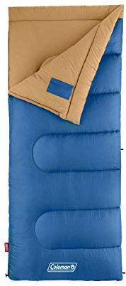 Coleman Unisex-Erwachsene Brazos Schlafsack, Blau, Regular
