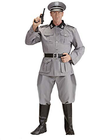 Horror-Shop Graue Soldatenuniform als Halloween Kostüm XL