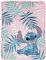 Jay Franco Disney Lilo & Stitch Misty Palm Überwurfdecke – Maße: 117 x 152 cm, Kinderbettwäsche – farbecht, superweiches Fleece (offizielles Disney-Produkt)