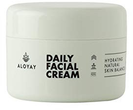 ALOYAY ® Daily Facial Cream - Tagescreme mit Hyaluron auf Bio Aloe Vera Basis - Naturkosmetik 100% Code Check Clean (Daily Facial Cream)