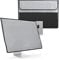 kwmobile Hülle kompatibel mit Apple iMac 24 - mit Fach für Apple Magic Keyboard, Magic Mouse und Kabel - Hellgrau