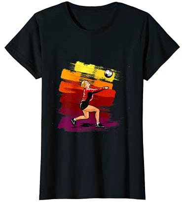 Faustball Spielerin für Damen und Mädchen T-Shirt