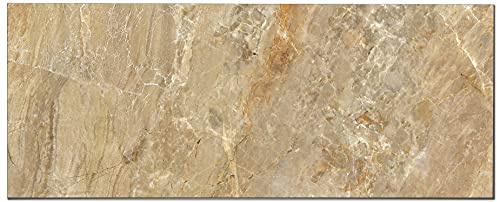 Panorama Spritzschutz Oranger Marmor 40x200 cm - Küchenrückwand Platte - Küchenwand - Küche Selbstklebend