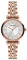 Emporio Armani Montre pour femme, mouvement à deux aiguilles, boîtier en acier inoxydable or rose de 32 mm avec bracelet en acier inoxydable, AR11446