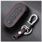 ALIANQ Leder Autoschlüssel Hülle 3 Tasten für FIAT 500 Flip Folding Auto Remote Shell Fob Protecor Zubehör