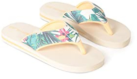 Animal Swish AOP Flipflops für Damen - zum Hineinschlüpfen, leicht - ideal für Herbst, Herbst Winterspaziergänge, Wanderungen, Trekking im Freien Beige Damen-Schuhgröße 38 EU