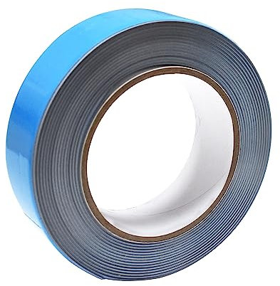 MVISUAL Metallband Selbstklebend 6 Meter, Magnetband für Magnete, Metallischer Stahlstreifen, Magnetstreifen Selbstklebend