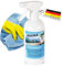 HUCKA Glasreiniger - Oberflächenschutz mit Abperleffekt (500ml) + Fensterputzmittel, Glasveredlung für streifenfreie Reinigung