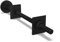 UK RADIATORS- Talus - Black Radiator Wall Stay - Sturdy Support Bracket for Radiators - Easy Installation - Durable and Reliable - Enhance Safety and Stability of Your Heating System