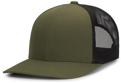 Pacific Headwear Unisex-Erwachsene Multicam Trucker Snapback Cap, Ranger Green/Lt Charcoal/Ranger Green, Einheitsgröße